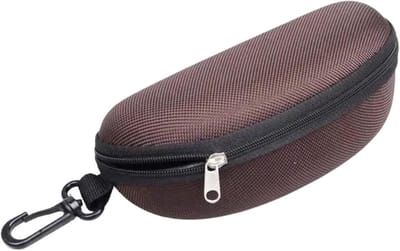 Brillenetui - Brillenhoes - Bescherming Brillen - Harde Rits Box - 167mm Lengte - Groen