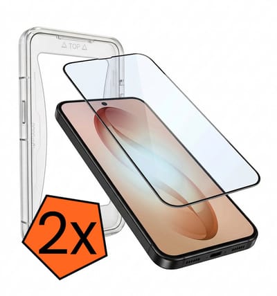 Screenprotector - 2 Stuks - Geschikt voor Samsung Galaxy S26 - Met Installatie Kit - Gehard Glas - Beschermglas - Tempered Glass - Screen Protector