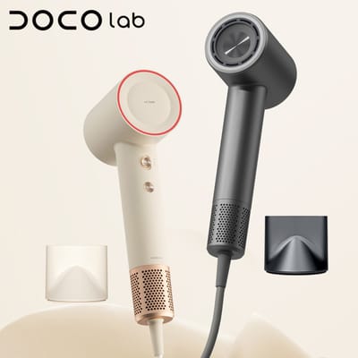 DOCO Haardroger 75m/s Hoge Snelheid 200 Miljoen Negatieve Ionische Haarzorg 110000 Rpm Professioneel Lichtgewicht Thuis Reizen Cadeau