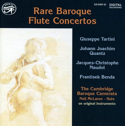 The Cambridge Baroque Camerata, Neil McLaren - Rare Baroque Flute Concertos (CD)