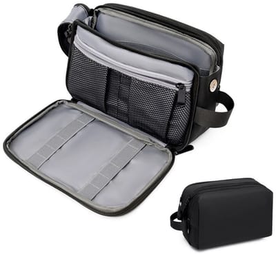 QTTVBTNA Toilettas - Unisex - Travel Organizer - Toilettas Heren - Toilettas Dames -Zwart - Waterafstotend