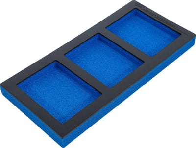 BGS Werkplaatswageninleg 1/3, leeg: 3 opbergvakken 408 x 189 x 32 mm - 4091