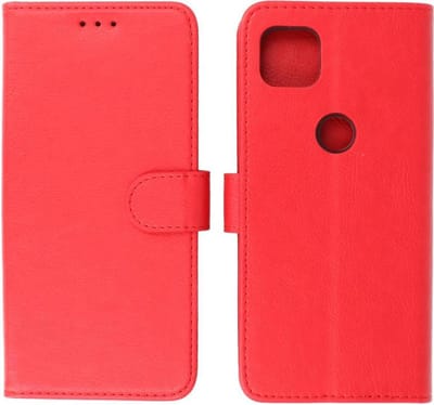 Bestcases - Motorola Moto G 5G Hoesje - Book Case Telefoonhoesje - Kaarthouder Portemonnee Hoesje - Wallet Cases - Geschikt voor Motorola Moto G 5G - Rood