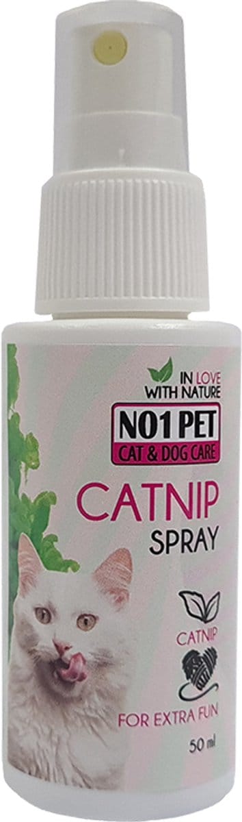 NO1pet - Catnip spray - 50ML - kattenkruidolie - speelinstinct - nepeta Catania