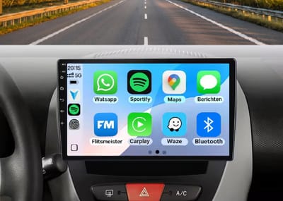 Autoradio 2/32GB met Carplay en Android auto | Geschikt voor Citroen C1 / Toyota Aygo / Peugeot 107 2005-2014 | Radio scherm met Navigatie | 2005 2006 2007 2008 2009 2010 2011 2012 2013 2014
