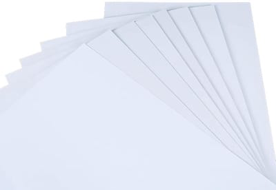 Kunststof Plaat - ABS Vel - Doe-het-zelf Projecten - Thermovormbaar Materiaal - 30x40cm - Zwart