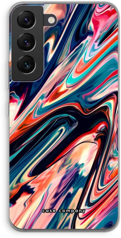Case Company® - Hoesje geschikt voor Samsung Galaxy S22 hoesje - Quantum Being - Soft Cover Telefoonhoesje - Bescherming aan alle Kanten en Schermrand