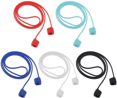 Allecto - Magnetische Anti-Verloren Bandjes - Draadloze Headset Accessoires - 5 Stuks - Siliconen - Sport Lanyard - Compatibel met AirPods