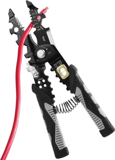 Multitool Tang - Combinatietang Kabeltang - Elektrische werkzaamheden - 25 Functies - 21.5 cm - Zwart