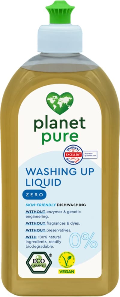 Planet Pure - afwasmiddel - 0% ZERO - 500 ml - Parfumvrij