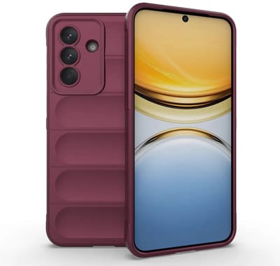 MobyDefend Hoesje - Geschikt voor Samsung Galaxy A37 - TPU Gripcase - Donkerpaars