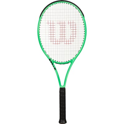 Wilson Blade 100L V8 Bright neon green Tennisracket Testrackets