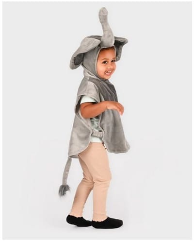 Den Goda Fen Verkleedkledij Olifant Cape - 86-110cm - 1-4 jaar