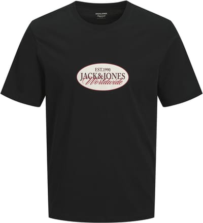 JACK&JONES PLUS - JORCATSKILLS FRONT TEE SS CN FST PLS - Heren - T-shirts