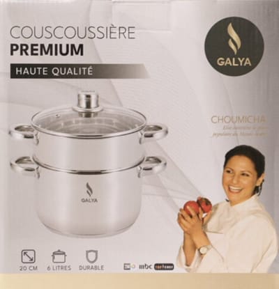 6L Galya cookware couscous pan -6L Galya cookware couscousière