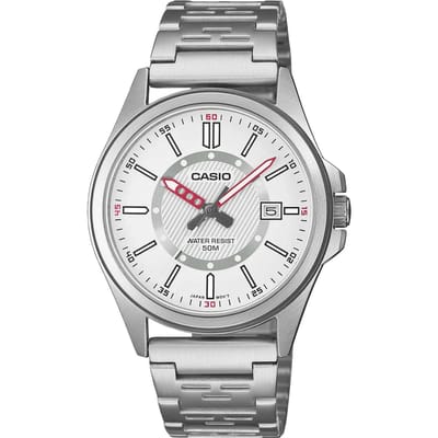 Casio Casio Collection MTP-E700D-7EVEF Horloge - Staal - Zilverkleurig - Ø 38 mm