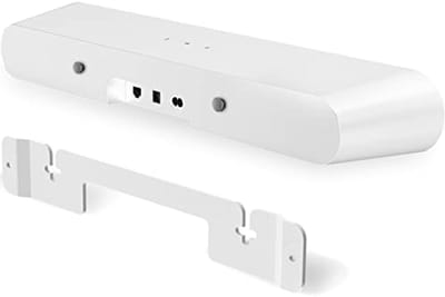 Zwevende Soundbar Wandsteun voor Geluidssystemen - Muurbeugel voor Onder TV (Wit)