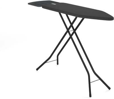 Wasophoogte® Strijkplank - Met strijkplank stoomgenerator plateau - 122*38 cm - 4 verstelbare hoogtes - Zwart