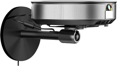 Projector Beugel - Plafondhouder Muurbeugel - Presentaties Ophangen - Uitschuifbare Lengte - Max 90cm Hoogte - Zwart
