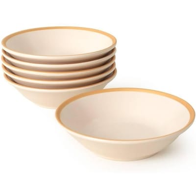 Set van 6 borden Lila keramiek | Hermia