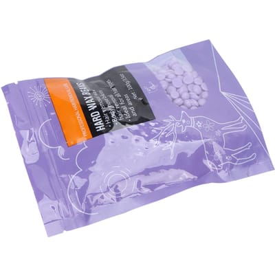 Cire Dure en Grains Lustre Nacré Cire d'Épilation Perle pour Visage Bikini Jambes Aisselles 3,5 oz Violet Taro gray