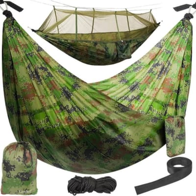 Gardlov Santiago Toeristenhangmat met Muskietennet - Lichtgewicht en Compact - 150 kg Draaggewicht