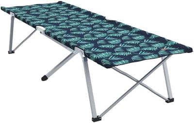 Opvouwbaar Camping Bed - Vouwbaar Lounge Bed - Buiten Ontspanning - Waterafstotende Stof - 194 x 625 cm - Bladpatroon