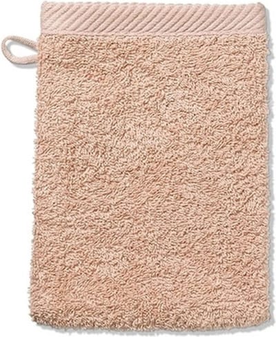 Kela Badkamer - Ladessa Washandje Salmon Red 15x21 cm Set van 3 stuks - Kunststof - Rood