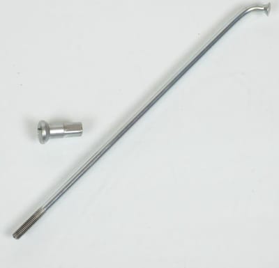 Rayon de jante avec écrou pour moto diamètre 3mm x 143mm x 115° Neuf