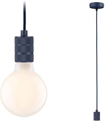Neordic Hanglamp Tilla E27 max. 60W Nachtblauw dimbaar Metaal