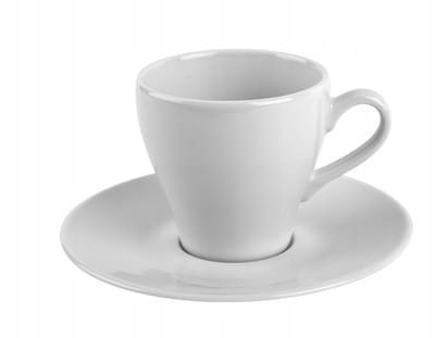 Paula Porseleinen Kop in Schotel 280ml - Elegant in Praktisch