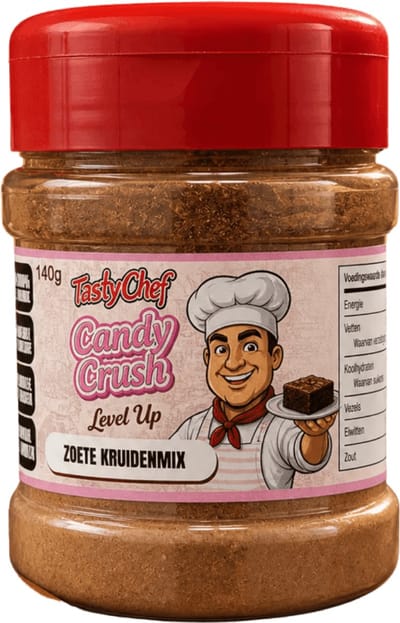 TastyChef Zoete Kruiden Zoutvrij - CANDY CRUSH - 140 g