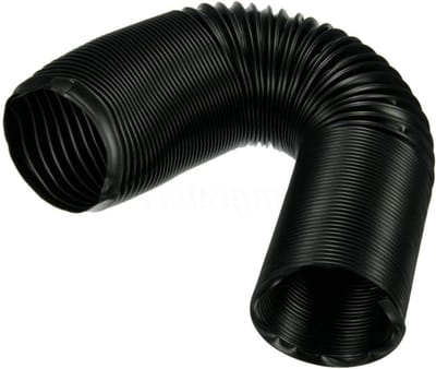 Flexibele 76mm 3" Zwarte Koude Luchtfilter Inlaatbuis voor Inductiesystemen en Motoroptimalisatie
