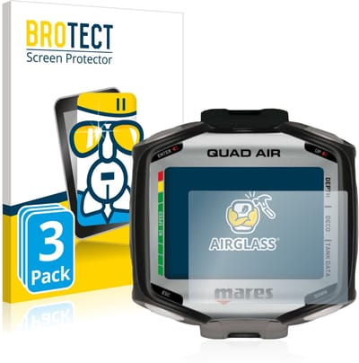 Screenprotector 3 Stuks voor Mares Quad Air Beschermglas transparant