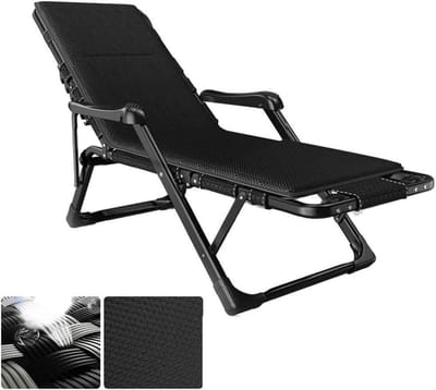 Vouwbare Ligstoel - Relaxfauteuil Tuin - Ontspannen Buiten - Verstelbaar 180 Graden - 170x52x70cm - E