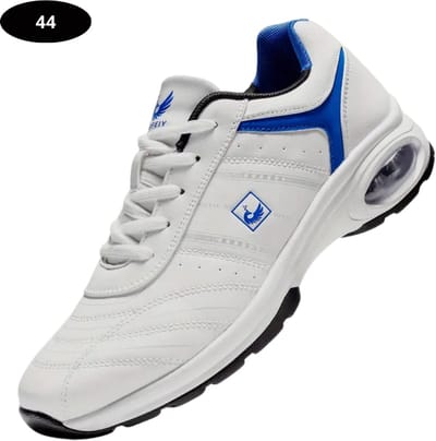 Bovista Golfschoenen Heren - Sneakers - Golfkleding - Golfschoenen Antislip - Waterdicht - Golfen - Wit & Lichtblauw 44