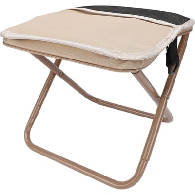 Tabouret de Sac à Main Tabouret Pliant Portable Chaise de Camping Sac à Bandoulière Extérieur Tabouret Kaki Petite Taille