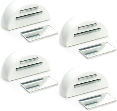 Set van 4 magnetische deurstoppers, zelfklevend en stootdempend