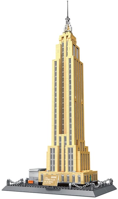 Wange Speelgoed Bouwsets - Gebouw Empire State Building - 5212