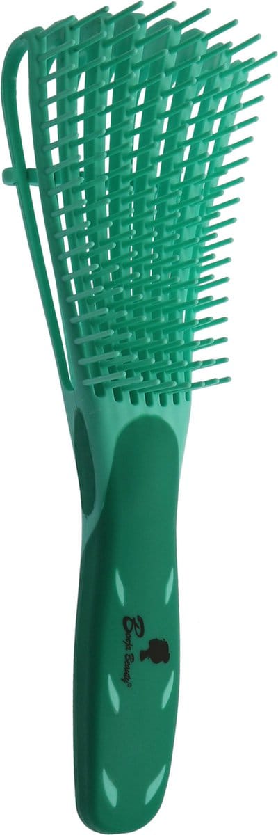 BenjaBeauty Anti klit Haarborstel - Haarborstel - brush - Haarverzorging - Krullen borstel - detangler brush - Groen