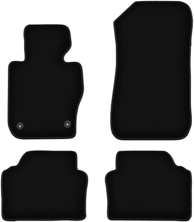 BASIC zwarte veloursmatten voor: BMW 3 E90 xDrive sedan (2004-2011)