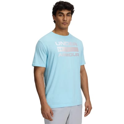 Under Armour Team Issue Wordmark T-shirt Met Korte Mouwen Blauw S / Regular Man