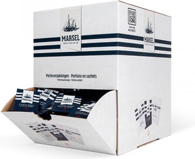 Peper | 1000 x 0,14 g | Portieverpakking | Dispenserdoos | Horeca | Restaurant | Bedrijfskantine | Catering | Marsel