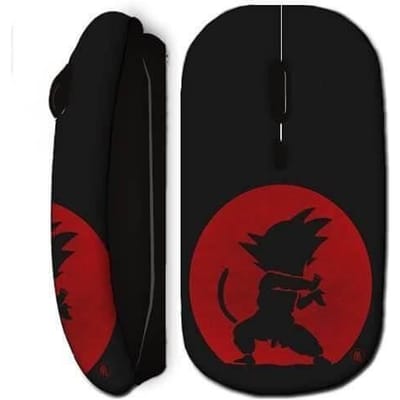 Souris Sans Fil Dragon Ball Goku Noire
