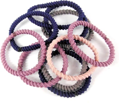 Endless elastiek ribbel klein roze-paars-blauw-grijs