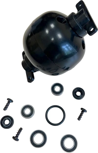 Achterwiel Reparatieset - Robotmaaier Onderdelen - Gazon Onderhoud - Compleet met Lagers - 6 mm Asmaat