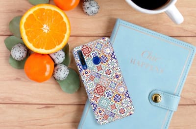 Honor 20 Lite TPU Siliconen Hoesje Tiles Color