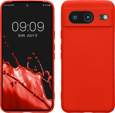 kwmobile telefoonhoesje geschikt voor Google Pixel 8 - Hoesje voor smartphone - Precisie camera uitsnede - TPU back cover in mandarijn oranje