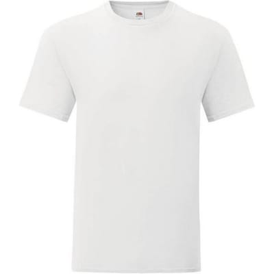Fruit of the Loom Heren Iconic 150 V Hals T-shirt (Wit)