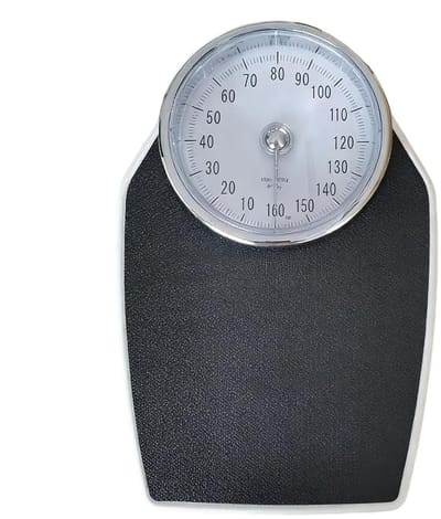 Mechanische Weegschaal - Lichaamsgewichtmeter - Thuisgebruik Fitness - Robuuste Constructie - 160kg Capaciteit